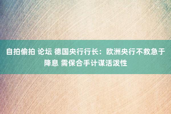 自拍偷拍 论坛 德国央行行长：欧洲央行不救急于降息 需保合手计谋活泼性