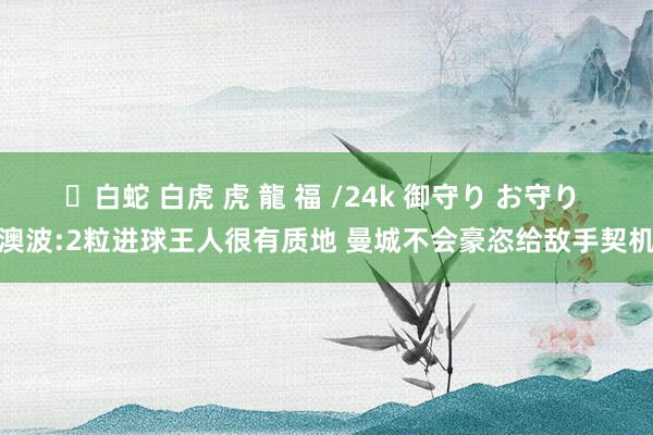 ✨白蛇 白虎 虎 龍 福 /24k 御守り お守り 澳波:2粒进球王人很有质地 曼城不会豪恣给敌手契机