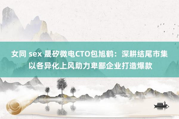 女同 sex 晟矽微电CTO包旭鹤：深耕结尾市集 以各异化上风助力卑鄙企业打造爆款