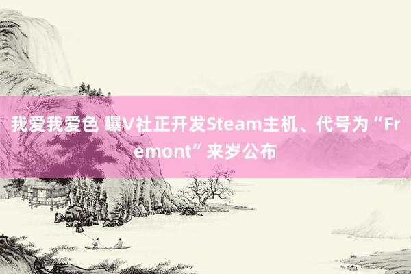 我爱我爱色 曝V社正开发Steam主机、代号为“Fremont”来岁公布