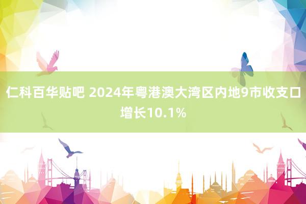 仁科百华贴吧 2024年粤港澳大湾区内地9市收支口增长10.1%